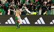 An Algerian supporter is seen during a friendly match between the national football teams...