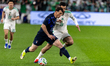 Vinas Barboza Federico Sebastian of Uruguay and Ait Nouri Rayan of Algeria in action durin...