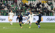 Ugarte Ribeiro Manuel of Uruguay and Aouar Houssem of Algeria in action during a friendly...
