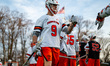 Jacob Todd of the Princeton Tigers is present before an NCAA men's lacrosse game at 1952 S...