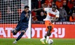 Gonzalo Plata of Ecuador and Brian Brobbey of the Netherlands during the friendly internat...
