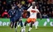 Gonzalo Plata of Ecuador and Lutsharel Geertruida of the Netherlands during the friendly i...