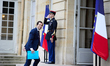 France's junior Minister for Ecological Transition, Mathieu Lefevre, arrives to attend a c...
