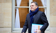 France's Transport Minister Philippe Tabarot leaves a cabinet meeting chaired by the prime...