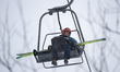 Karl Geiger participates in the Red Bull Target Jumping at the Wielka Krokiew ski jump hil...