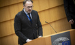 European Commissioner for Energy and Housing Dan Jorgensen delivers a speech in the EU par...