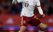 Pablo Fornals of Spain in action during the international friendly match between Spain and...