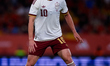 Dani Olmo of Spain in action during the international friendly match between Spain and Egy...