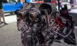 A Chevrolet L7 engine cutout is displayed at the New York International Auto Show media da...