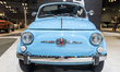A 1962 FIAT Nuova 500 is displayed at the New York International Auto Show media day at th...