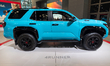 A 2026 Toyota 4Runner Hybrid is displayed at the New York International Auto Show media da...