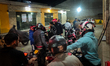 Motorists form long queues at a petrol station in Nepal on April 2, 2026, as they rush to...