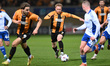 James Brophy of Cambridge United moves forward with the ball during the Sky Bet League 2 m...