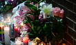 A vigil with teddy bears, flowers, and candles is held one day after a 7-month-old girl, i...