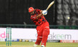 Azam Khan plays a shot during the Pakistan Super League (PSL) match between Karachi Kings...