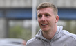 Matt Targett of Middlesbrough arrives for the Sky Bet Championship match between Middlesbr...