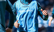 Max Cleworth of Wrexham AFC warms up during the Sky Bet Championship match between West Br...