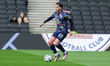 Barrow's Connor Mahoney during the first half of the Sky Bet League 2 match between MK Don...