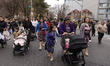 Catholic Guatemalans participate in the traditional Stations of the Cross procession organ...