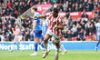 Lamine Cisse of Stoke City celebrates scoring to make it 2-0 during the Sky Bet Championsh...