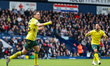 George Dobson of Wrexham AFC celebrates a goal during the Sky Bet Championship match betwe...