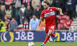 Aidan Morris of Middlesbrough during the Sky Bet Championship match between Middlesbrough...