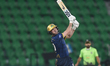 Ashton Turner plays a shot during the Pakistan Super League (PSL) match between Lahore Qal...