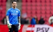 PSV Eindhoven goalkeeper Nick Olij during the Dutch Vriendenloterij Eredivisie match betwe...