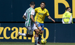 Brian Ocampo of Cadiz CF runs with the ball during the La Liga Hypermotion match between C...