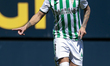 Alex Martin of Cordoba CF runs with the ball during the La Liga Hypermotion match between...