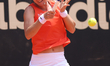 Marie Bouzkova of the Czech Republic plays during a match against Jazmin Ortenzi of Argent...