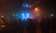 People party inside the Turbina nightclub in Budapest, Hungary, on April 5, 2026, after th...