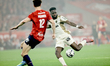 Odsonne Edouard of RC Lens during the French Ligue 1 football match between Lille LOSC and...