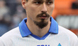 Dominik Oroz of Krylia Sovetov looks on during the Russian Premier League match between FC...