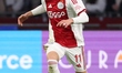 Ajax player Mika Godts during the Dutch Eredivisie match between Ajax and FC Twente at the...