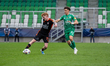 Samuel Grygar of MFK Ruzomberok and Andy Masaryk of FC Tatran Presov in action during the...