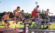 Collegiate track and field teams from across the United States compete in the men's 3000M...