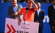 Mariano Navone of Argentina reacts during the Tiriac Open final against Daniel Merida of S...