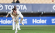 Ralphie Albert of Surrey bowls during the Rothesay County Championship match between Warwi...