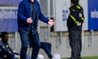 NAC Breda coach Carl Hoefkens during the Vriendenloterij Eredivisie match between NAC and...