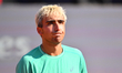 Daniel Merida of Spain plays during the Tiriac Open final against Mariano Navone of Argent...