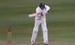Keith Dudgeon of Kent bats during the Rothesay County Championship match between Durham Cr...