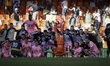 Celta team after the LaLiga match between Valencia CF and Celta de Vigo at Mestalla Stadiu...