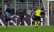 Nicolo' Barella celebrates a goal during the Serie A match between FC Internazionale and A...