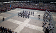 A drum parade featuring musicians from the Royal, Illustrious, and Ancient Brotherhood of...