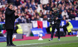 Daniel Farke, manager of Leeds United, during the Emirates FA Cup Quarter-Final match betw...