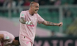 Antonio Palumbo of Palermo FC celebrates a goal during the Serie B match between Palermo F...