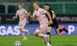 Joel Pohjanpalo of Palermo FC plays during the Serie B match between Palermo FC and US Ave...