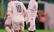 Emmanuel Gyasi of Palermo FC celebrates a goal during the Serie B match between Palermo FC...