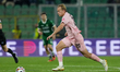 Joel Pohjanpalo of Palermo FC plays during the Serie B match between Palermo FC and US Ave...